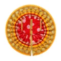 Premium Red & Yellow Designer Laddu Gopal Poshak with Sequin & Heavy Lace Work