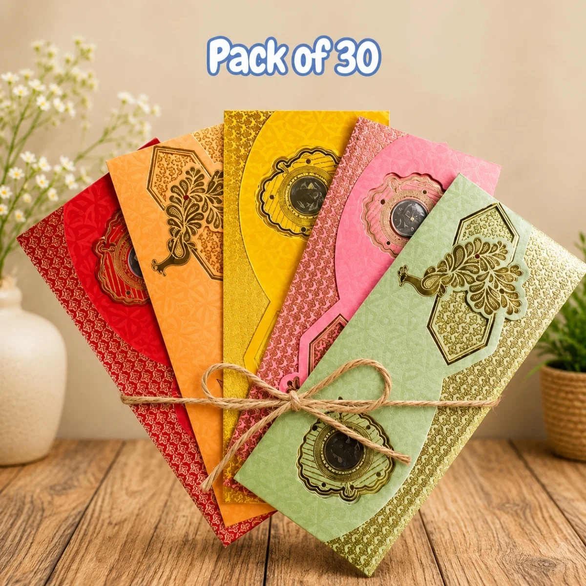 Premium ₹1 Coin Attached Shagun Envelopes for Every Celebration