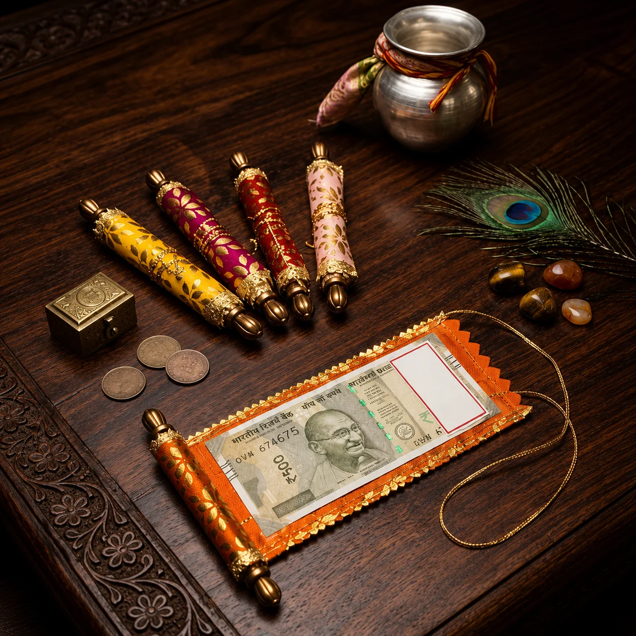 Rollable Premium Shagun Envelopes – A Unique Way to Present Your Blessings