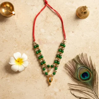 Decorative Moti Mala for God Idols Premium Deity Mala for Shringar