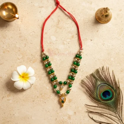 Decorative Moti Mala for God Idols Premium Deity Mala for Shringar