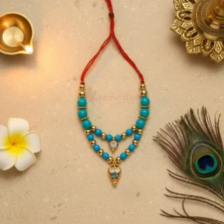 Decorative Moti Mala for God Idols Premium Deity Mala for Shringar