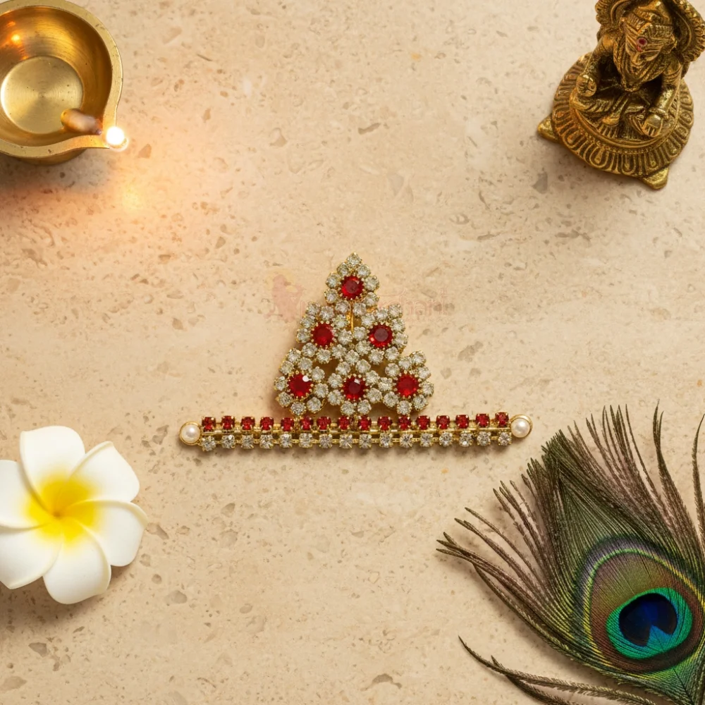 Decorative Mukut For God Idol Shringar