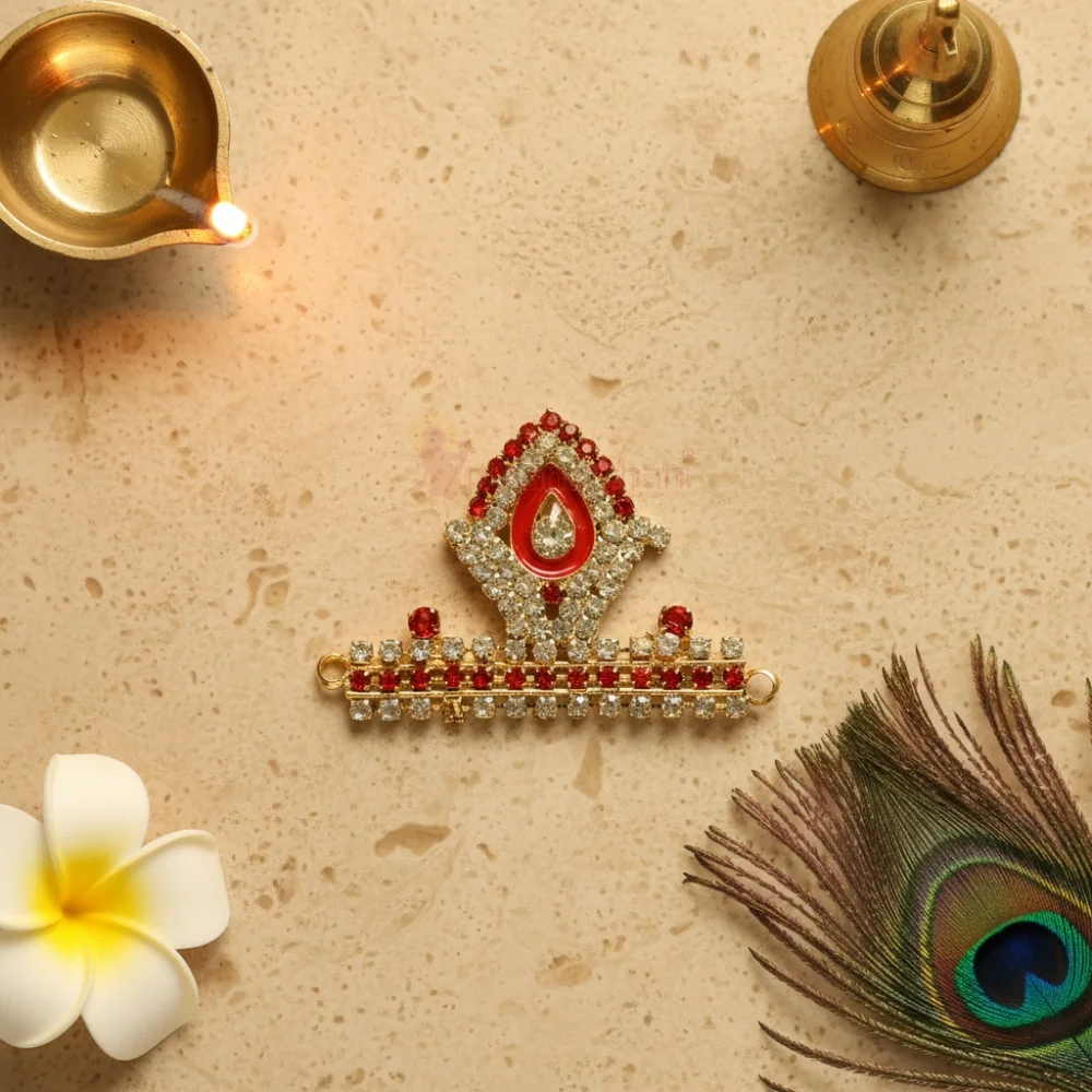 Decorative Mukut For God Idol Shringar