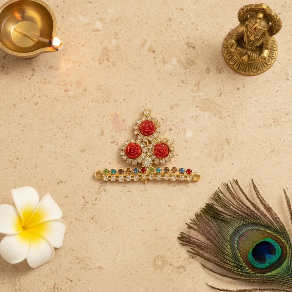 Decorative Mukut For God Idol Shringar