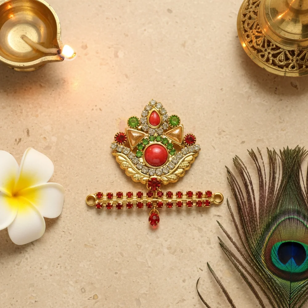 Decorative Mukut For God Idol Shringar