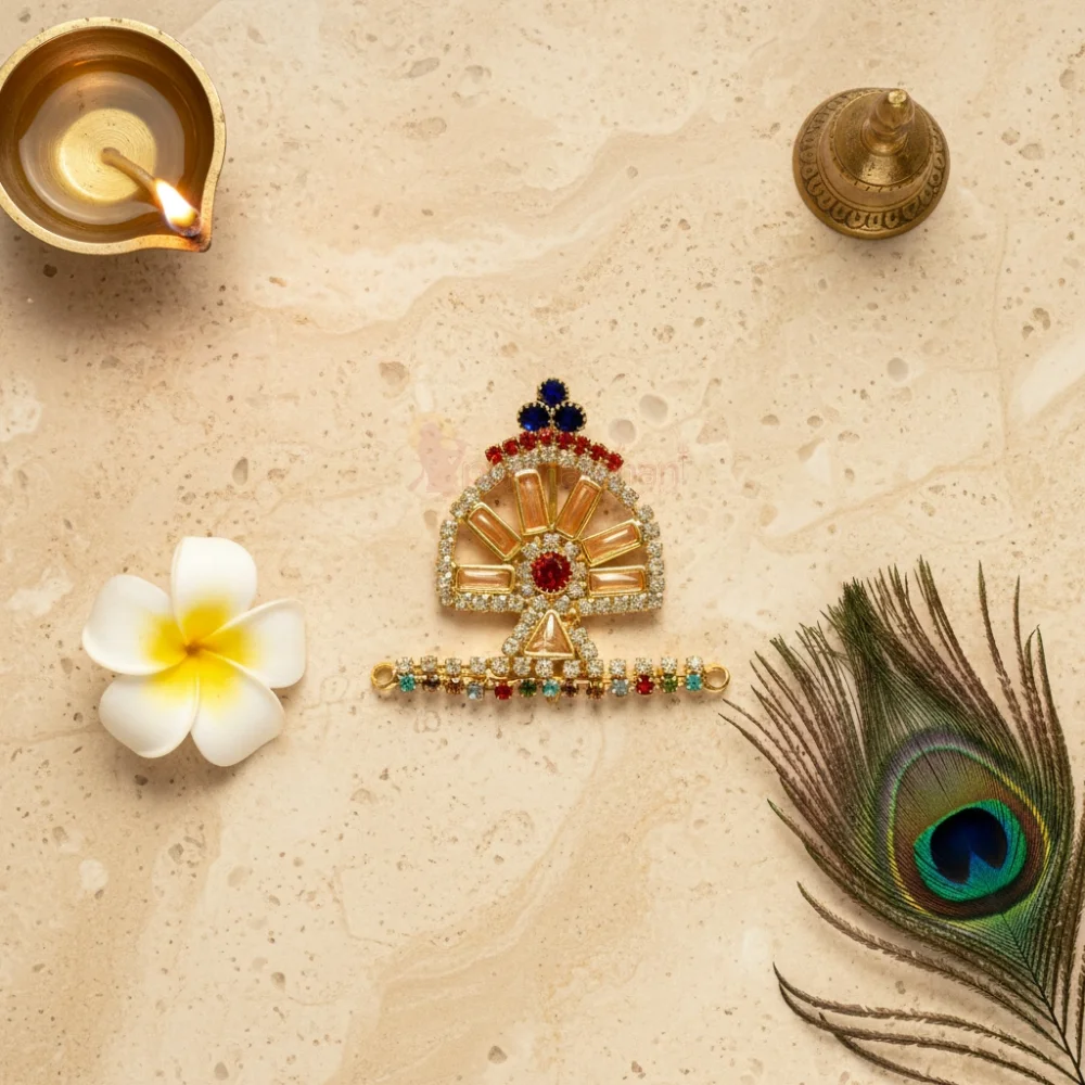 Decorative Mukut For God Idol Shringar