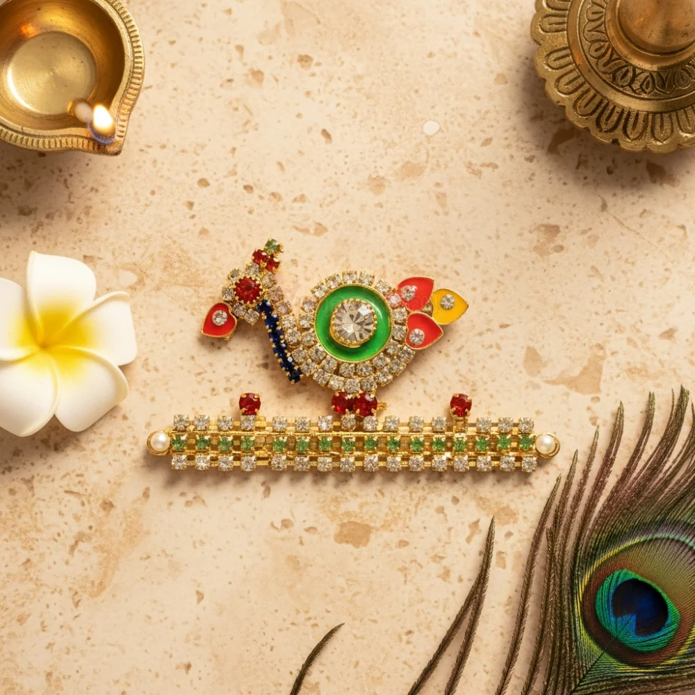 Decorative Mukut For God Idol Shringar