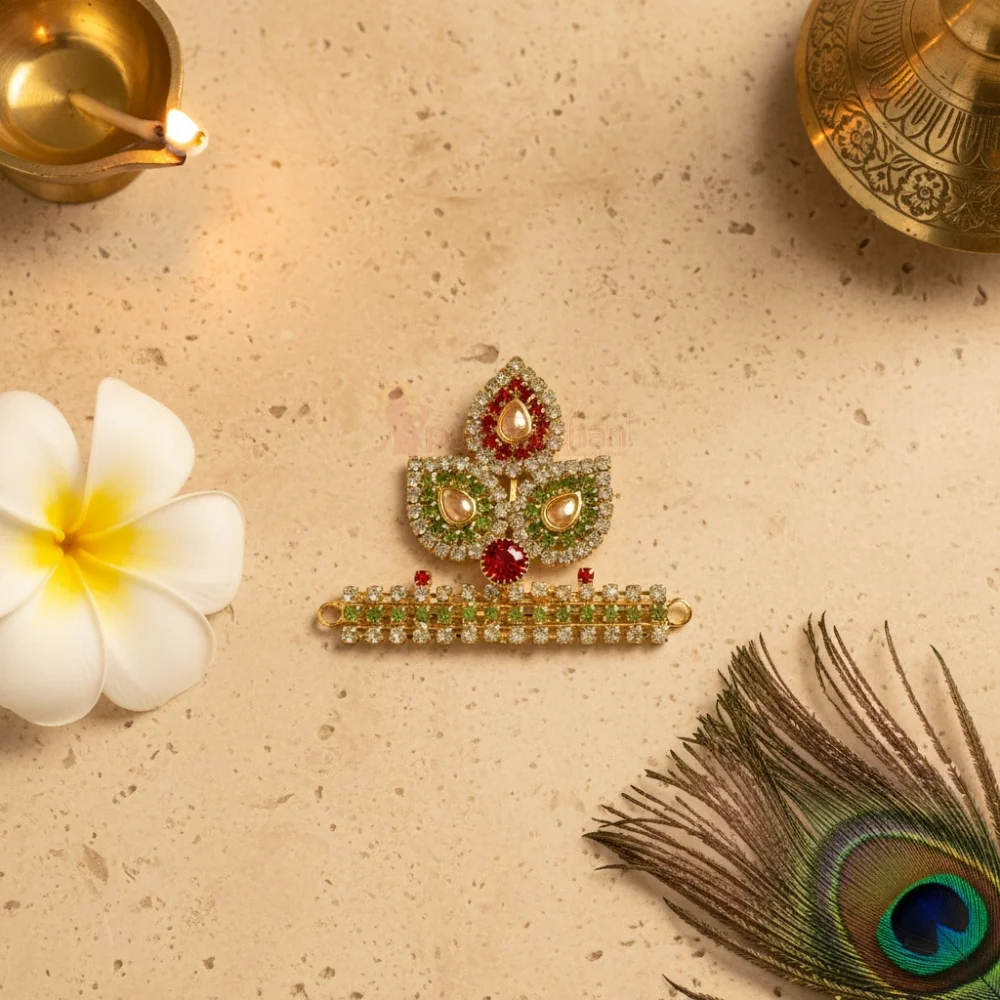 Decorative Mukut For God Idol Shringar