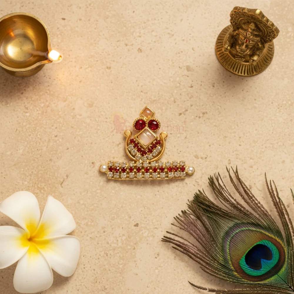 Decorative Mukut For God Idol Shringar