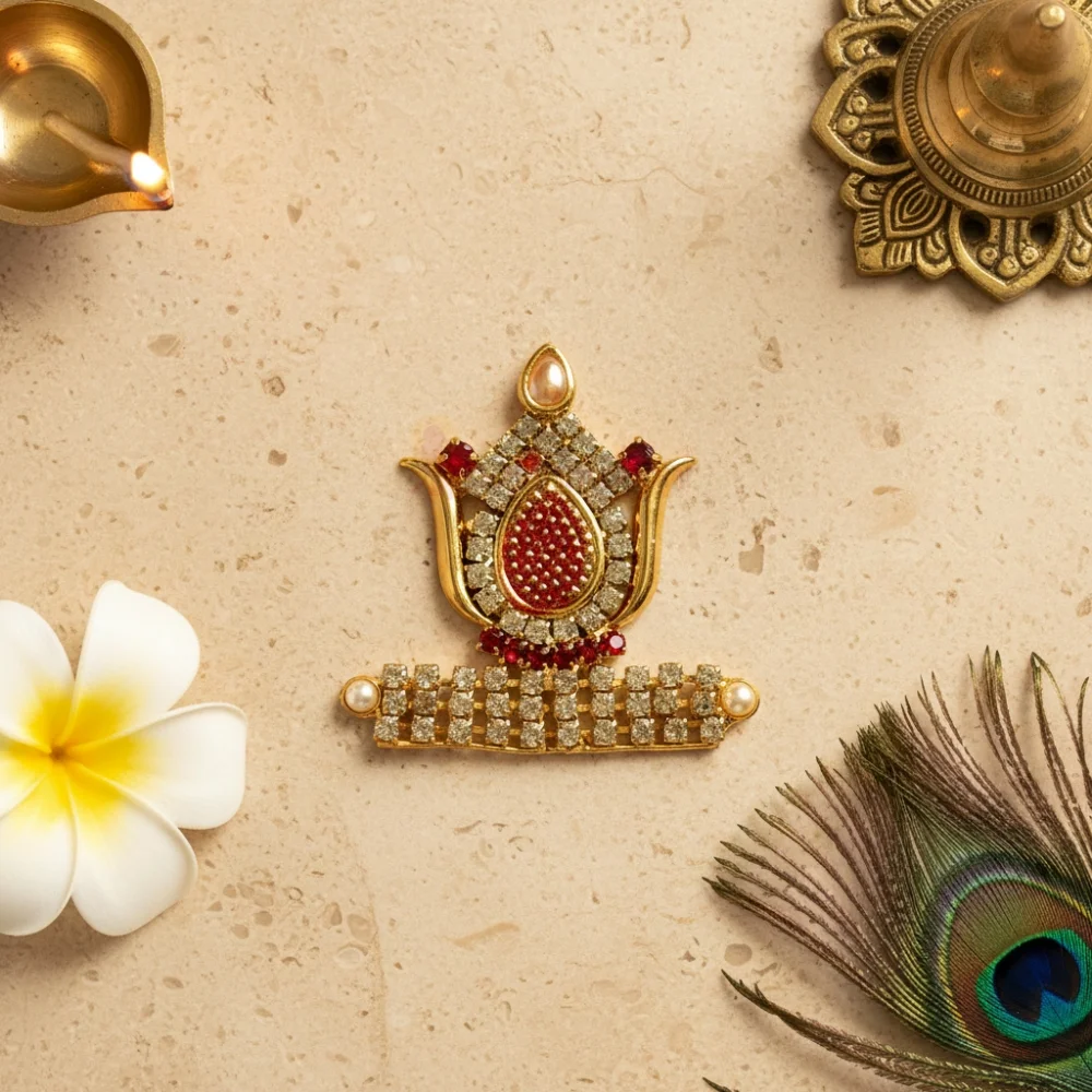 Decorative Mukut For God Idol Shringar