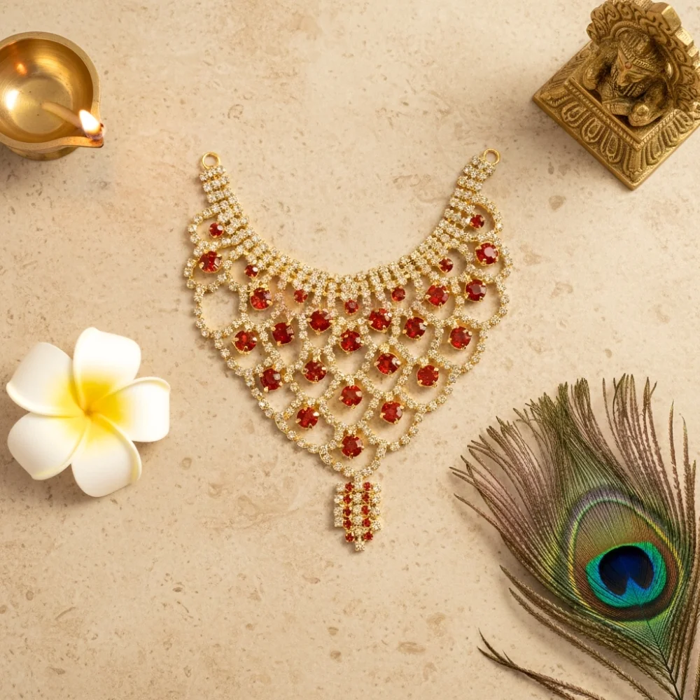 Decorative Necklace For God Idols Shringar