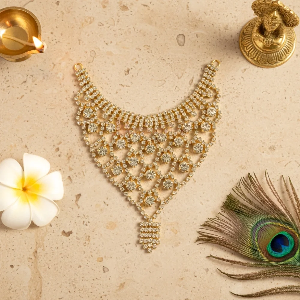 Decorative Necklace For God Idols Shringar