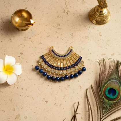 Premium Decorative Necklace for God Idol, Handmade Deity Necklace for Temple and Home Worship