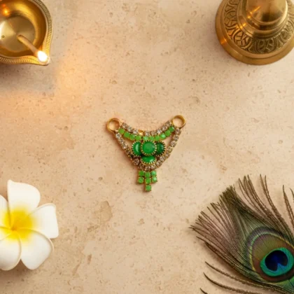 Premium Decorative Necklace for God Idol, Handmade Deity Necklace for Temple and Home Worship