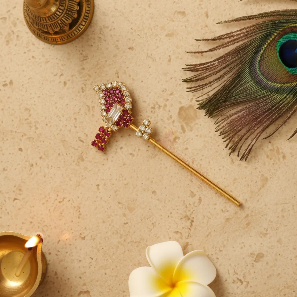 Decorative Bansuri for Laddu Gopal | Krishna Shringar