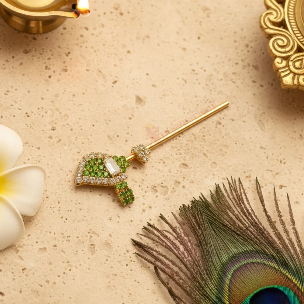 Decorative Bansuri for Laddu Gopal | Krishna Shringar