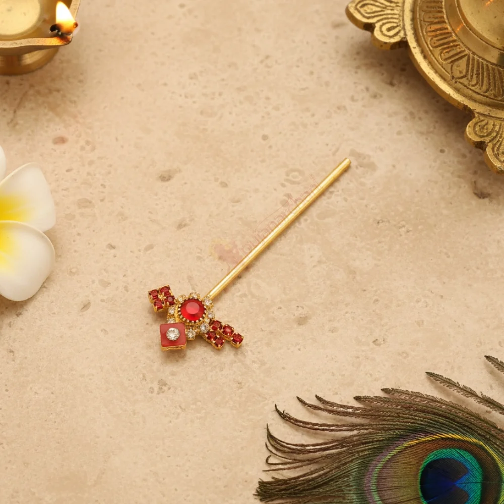 Decorative Bansuri for Laddu Gopal | Krishna Shringar