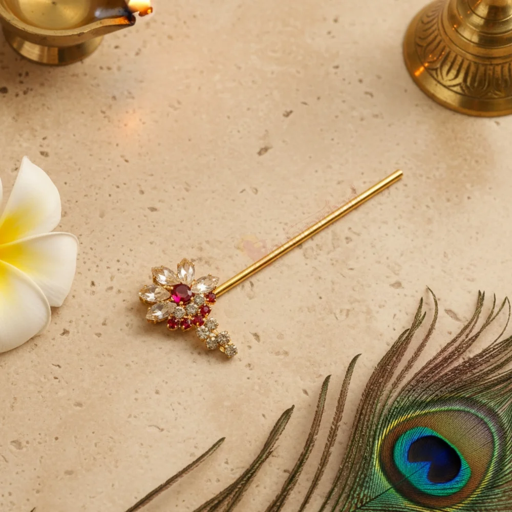 Decorative Bansuri for Laddu Gopal | Krishna Shringar