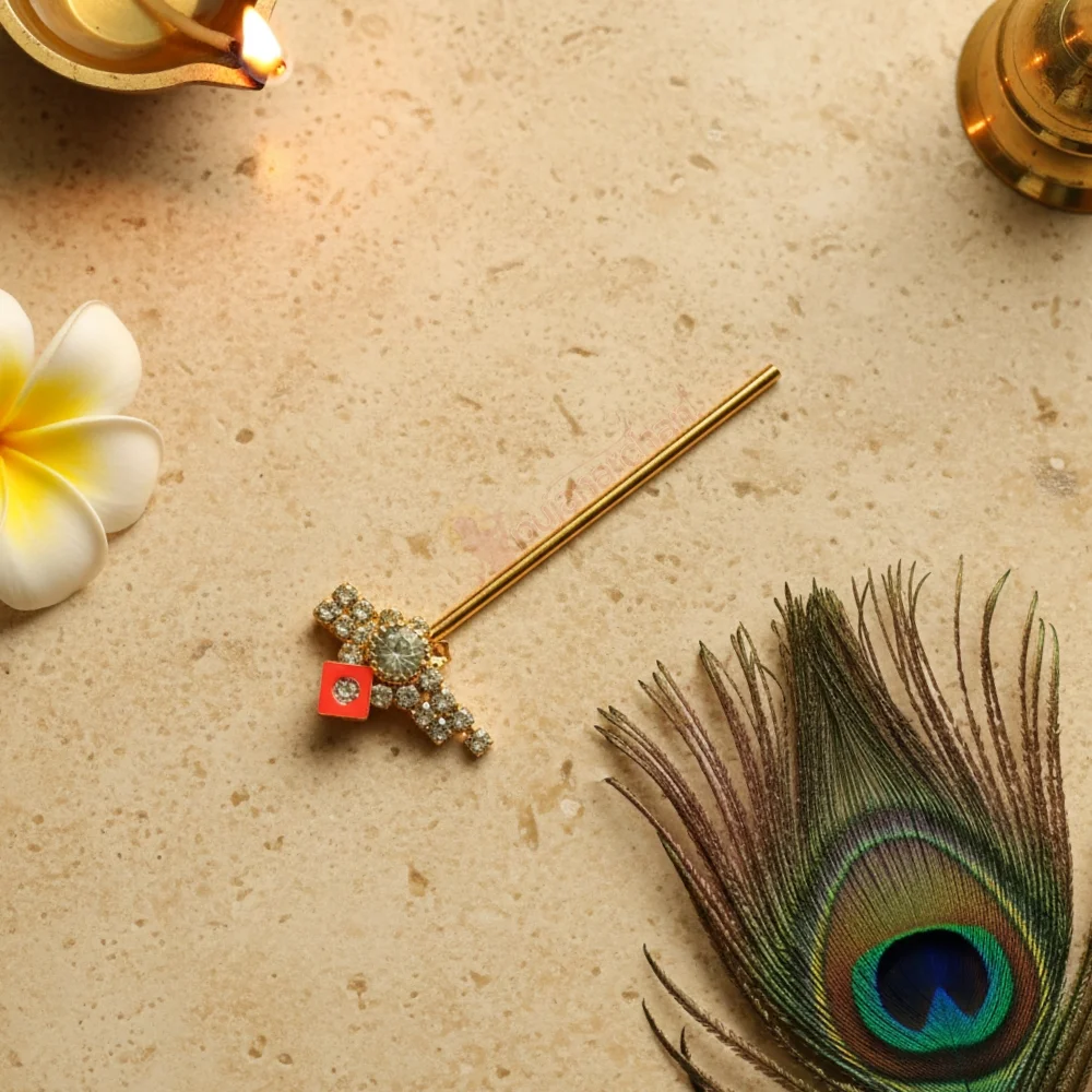 Decorative Bansuri for Laddu Gopal | Krishna Shringar