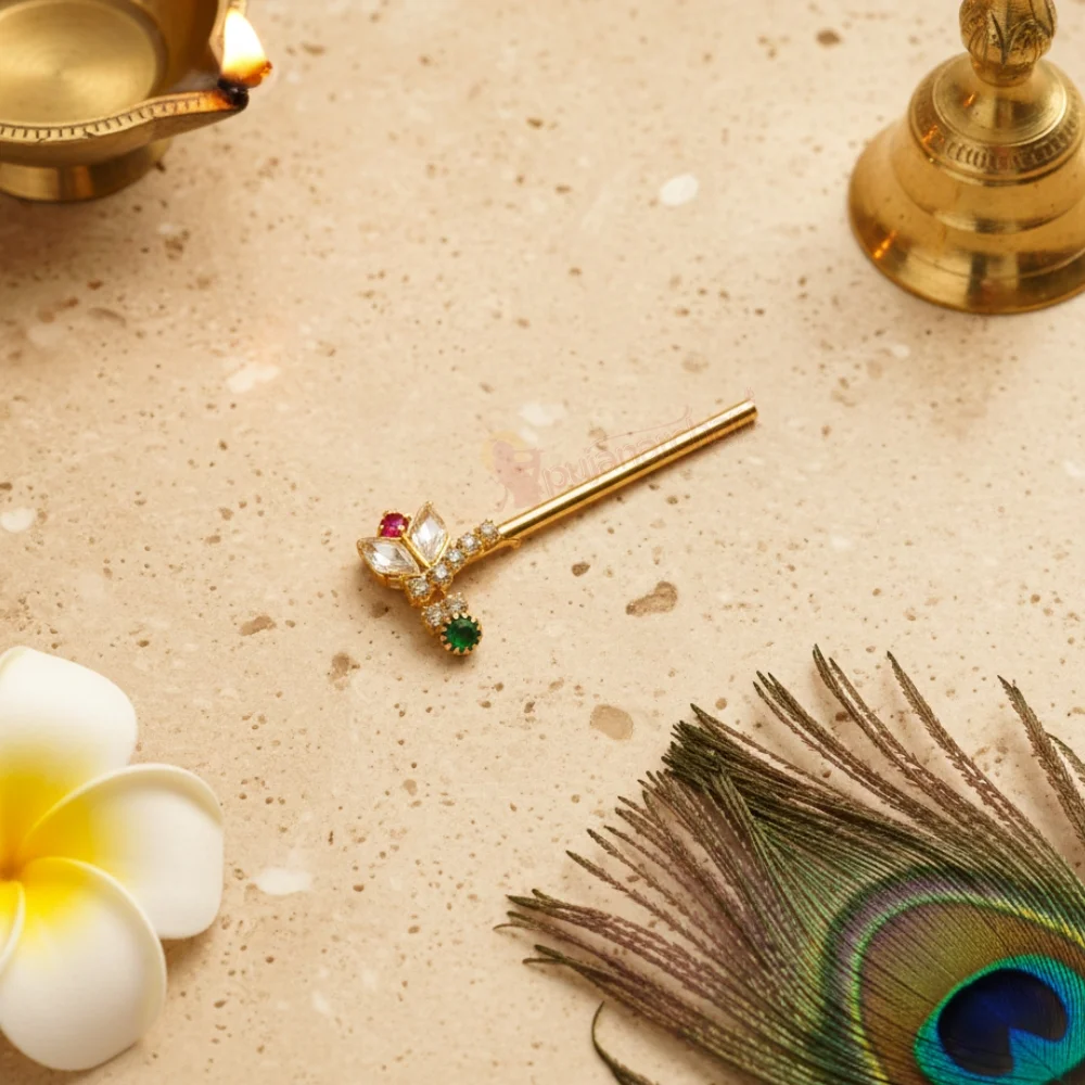 Decorative Bansuri for Laddu Gopal | Krishna Shringar