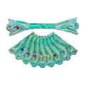 Designer Emerald Green Mata Rani Poshak For Navratri