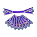 Designer Violet Mata Rani Poshak For Navratri