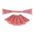 Designer Orange Mata Rani Lehenga Patka Poshak